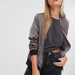 Green Size 16 Light Women’s Bomber Jacket